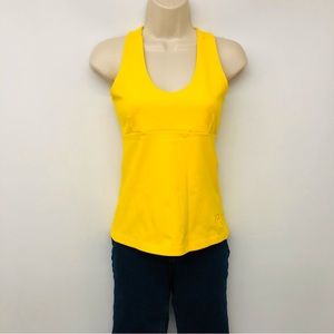 NWOT EQ Sportswear Yellow Racer Back Top